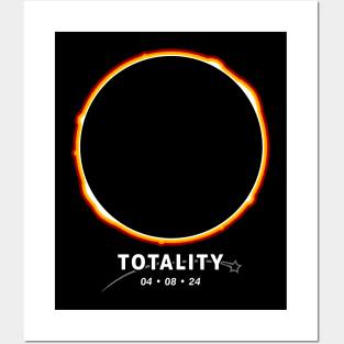 Totality, 2024 Total Solar Eclipse Viewing Shirt Posters and Art